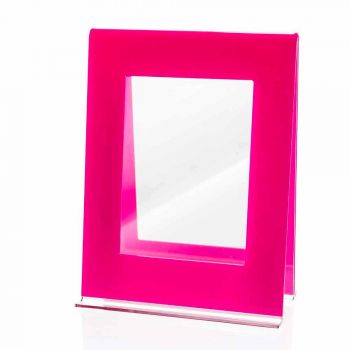 2 Portafoto da Tavolo Multiplo in Plexiglass Colorato Design Italiano - Tarino