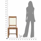 2 Sedie da Cuina di Design Moderno in Legno - Sandy Viadurini