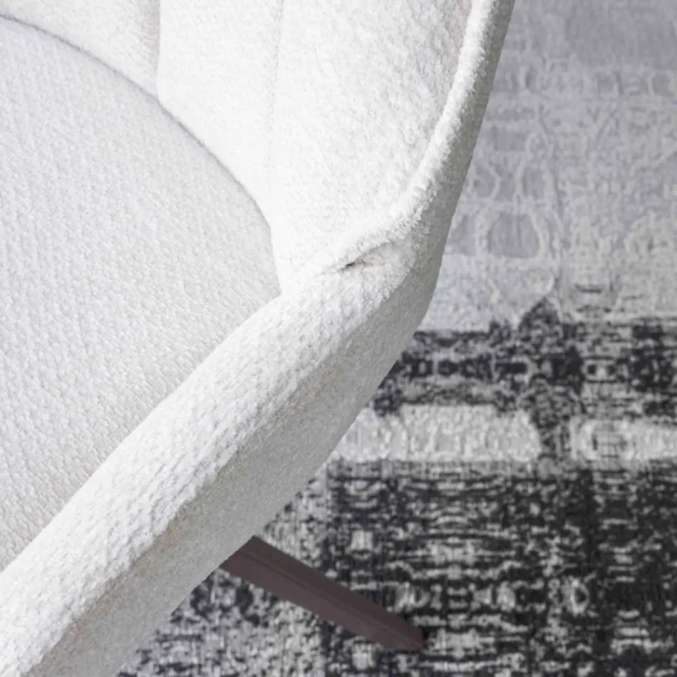 2 Sedie da Interno Metallo Bronzo Seduta Tessuto Bliss - Varen Viadurini