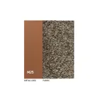 2 Sedie da Interno Realizzate Metallo Seduta Tessuto Bliss - Avenia Viadurini