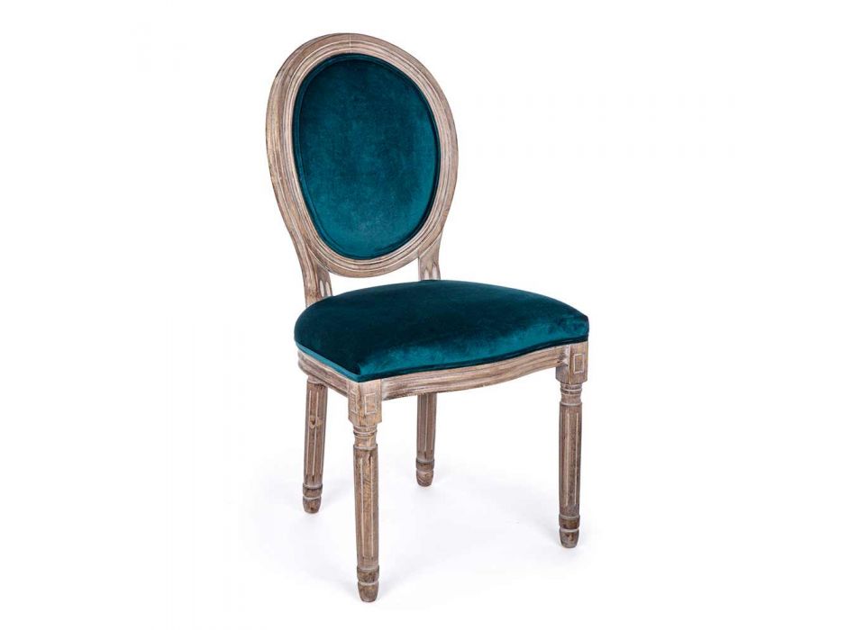 2 Sedie per Sala da Pranzo di Design Classico in Poliestere Homemotion - Dalida Viadurini