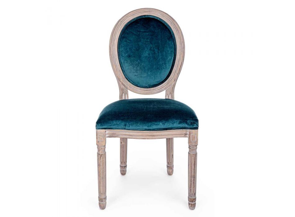 2 Sedie per Sala da Pranzo di Design Classico in Poliestere Homemotion - Dalida Viadurini