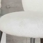 2 Sedie Realizzate Metallo Grafite Seduta Tessuto Bliss - Lunea Viadurini