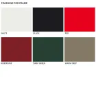 2 Sgabelli da Esterno Impilabili in Metallo e Polipropilene Made in Italy Annice Viadurini