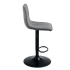 2 Sgabelli da Soggiorno con Seduta Imbottita in Tessuto di Diversi Colori - Impeto Viadurini