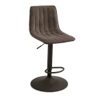 2 Sgabelli da Soggiorno con Seduta Imbottita in Tessuto di Diversi Colori - Impeto Viadurini