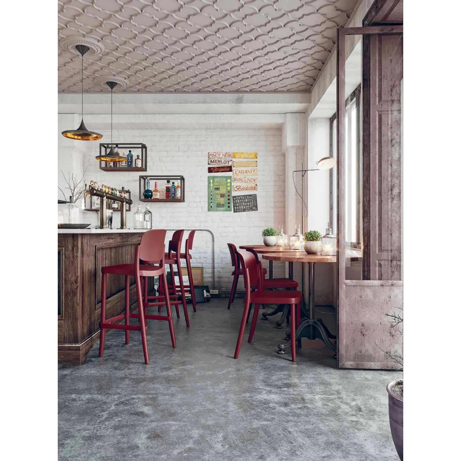 2 Sgabelli Impilabili da Esterno in Polipropilene Made in Italy - Calista Viadurini