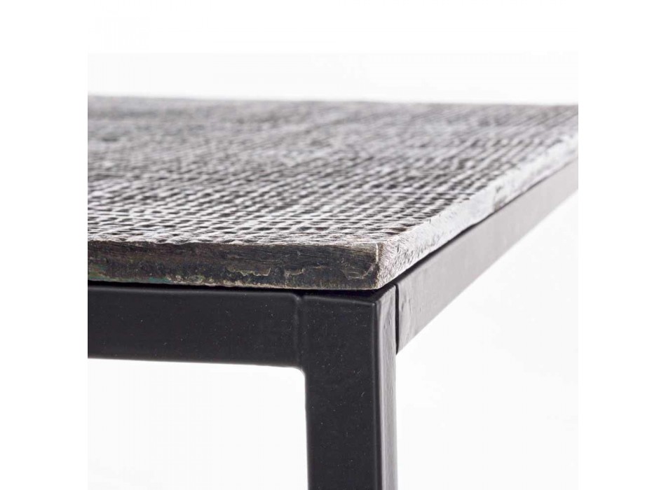 2 Tavolini da Salotto in Alluminio e Acciaio Verniciato Homemotion - Sereno