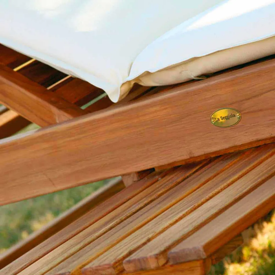 Lettino Regolabile Real Teak Viadurini