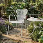 4 Poltrone da Esterno in Metallo dal Design Moderno Made in Italy - Varmo Viadurini