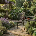 4 Poltrone da Esterno in Metallo dal Design Moderno Made in Italy - Varmo Viadurini