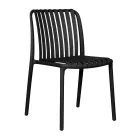 4 Sedie Impilabili da Giardino in Polipropilene e Fibra di Vetro - Orelia Viadurini