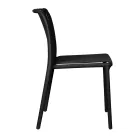 4 Sedie Impilabili da Giardino in Polipropilene e Fibra di Vetro - Orelia Viadurini