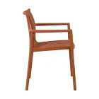 4 Sedie Impilabili da Giardino in Polipropilene Resistente ai Raggi UV - Ondara Viadurini