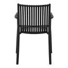 4 Sedie Impilabili da Giardino in Polipropilene Resistente ai Raggi UV - Ondara Viadurini