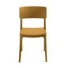 4 Sedie Impilabili da Soggiorno in Polipropilene di Diversi Colori - Slancio Viadurini