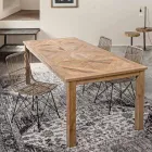 4 Sedie per Sala da Pranzo in Acciaio e Intreccio di Kubu Homemotion - Kendall Viadurini