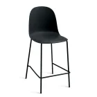 4 Sgabelli da Soggiorno in Polipropilene e Struttura in Metallo - Dinamo Viadurini