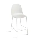 4 Sgabelli da Soggiorno in Polipropilene e Struttura in Metallo - Dinamo Viadurini