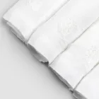 6 Tovaglioli di Lino Leggero con Decoro Alta Qualità di Lusso Italiano - Virtu Viadurini