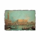 Affresco Canaletto “Veduta del Palazzo Ducale di Venezia” Viadurini