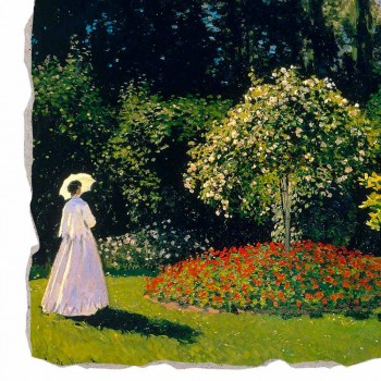 Affresco Claude Monet “Signora in Giardino a Sainte-Adresse”