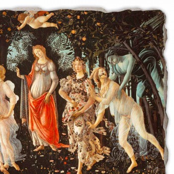 Affresco fatto a mano Botticelli “Allegoria della Primavera”