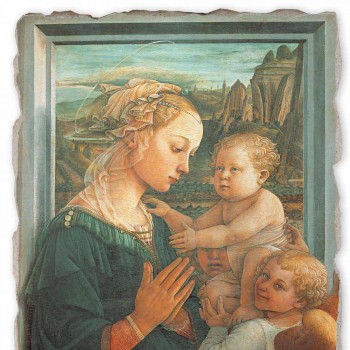 Affresco fatto in Italia Filippo Lippi “Madonna col Bambino”