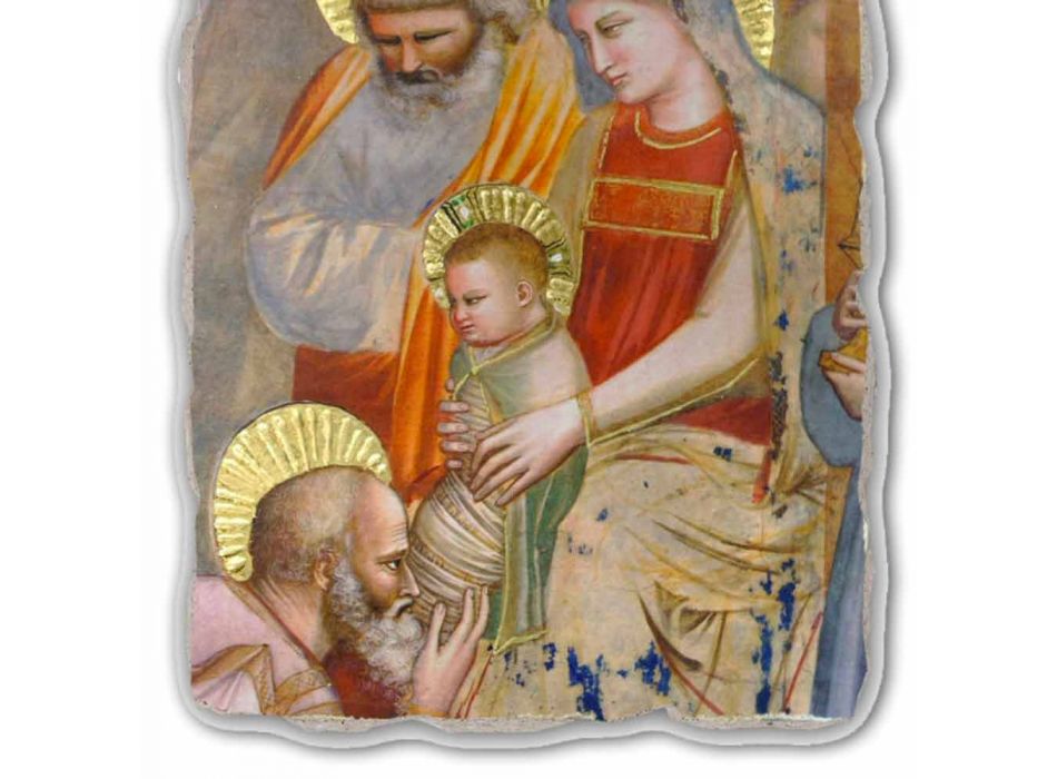 Affresco Giotto “Adorazione dei Magi” fatto a mano in Italia
