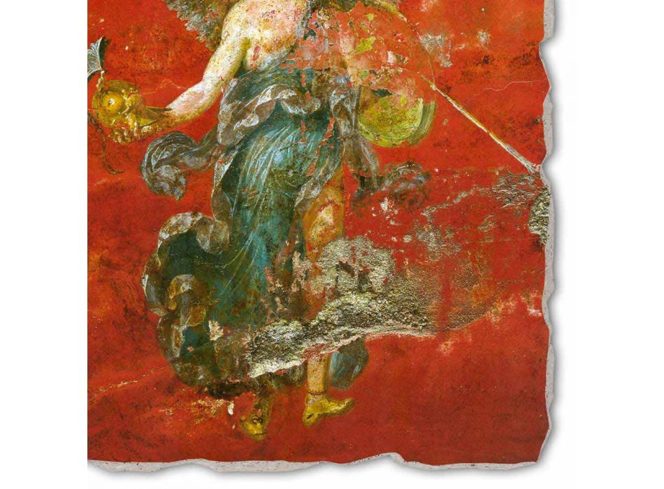 Affresco grande Arte Romana “Ciclo delle Muse” fatto in Italia Viadurini