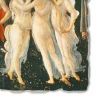 Affresco grande Botticelli “Allegoria della Primavera” part. Viadurini