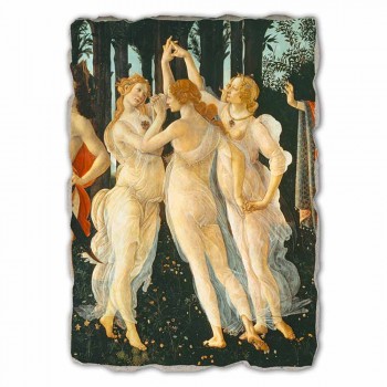 Affresco grande Botticelli “Allegoria della Primavera” part.