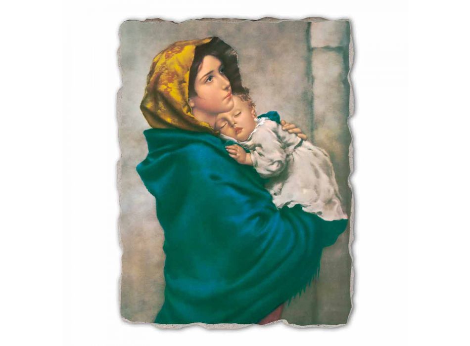 Affresco grande fatto a mano Ferruzzi “Madonna del Riposo”