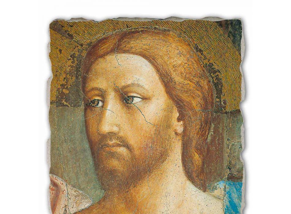 Affresco grande fatto a mano in Italia Masaccio “Il Tributo” Viadurini