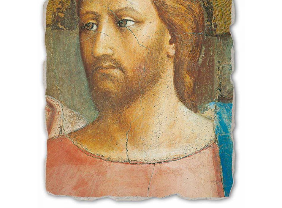 Affresco grande fatto a mano in Italia Masaccio “Il Tributo”