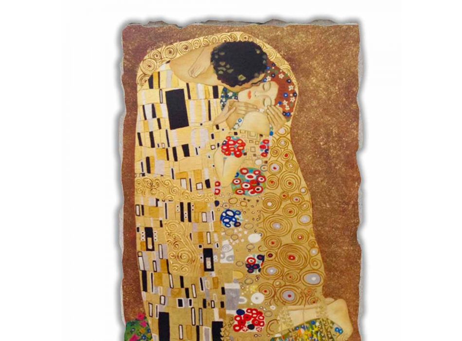 Affresco grande fatto in Italia Gustav Klimt “Il Bacio”