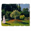 Affresco grande Monet “Signora in Giardino a Sainte-Adresse”