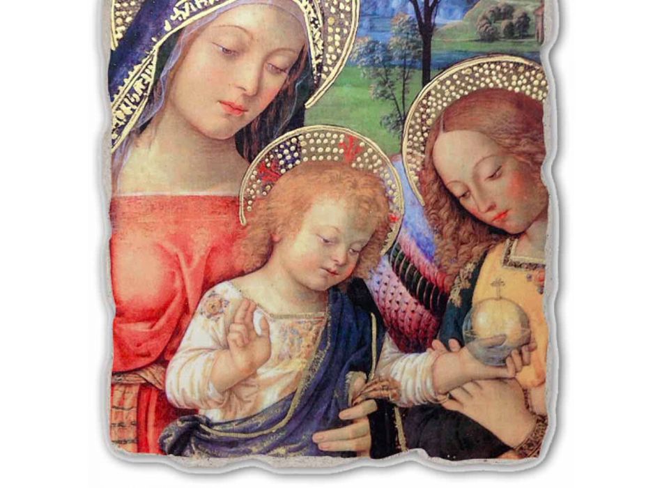 Affresco grande Pinturicchio “Madonna della Pace”particolare