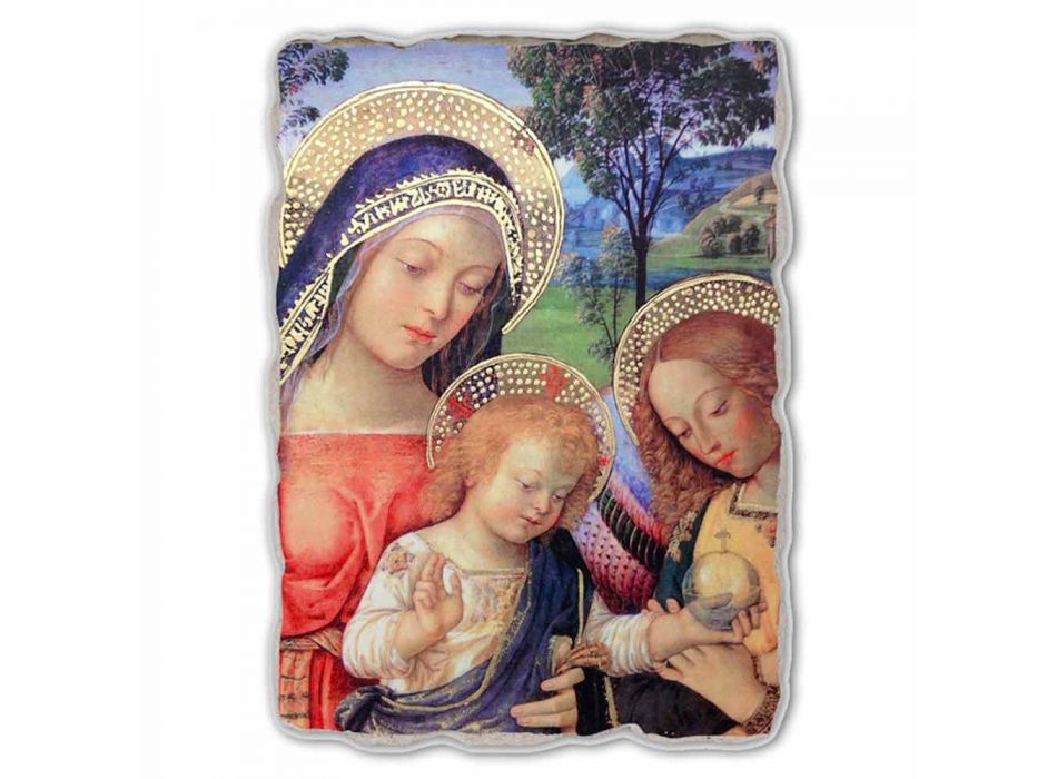 Affresco grande Pinturicchio “Madonna della Pace”particolare Viadurini