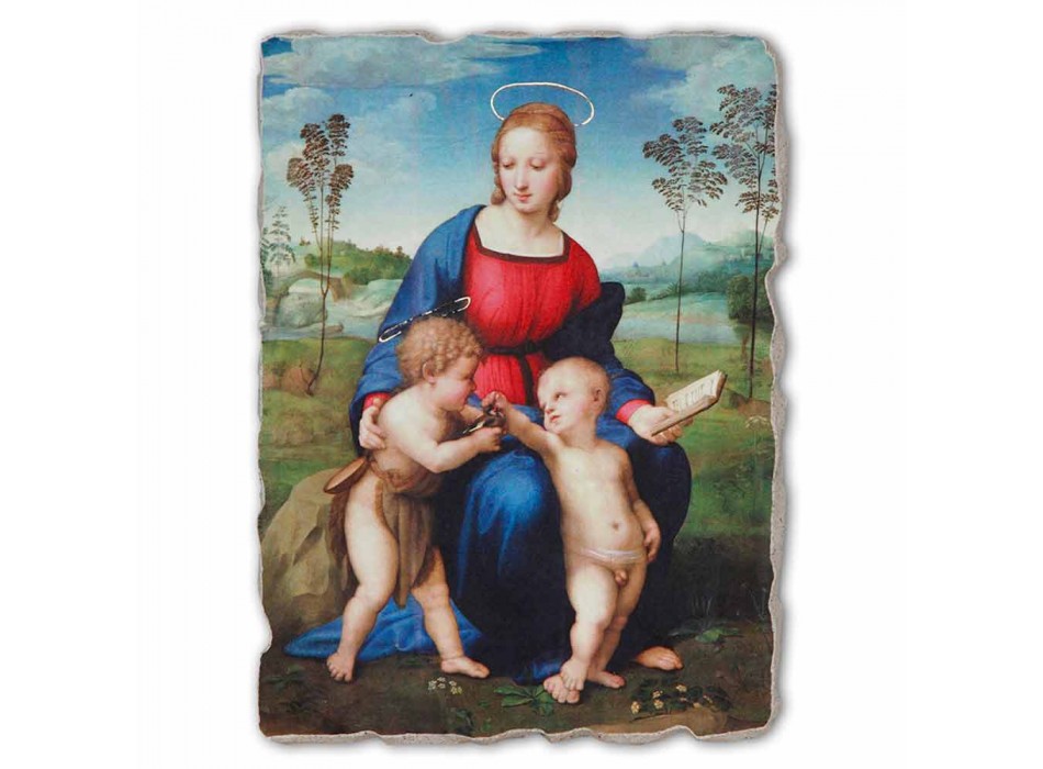 Affresco grande Raffaello Sanzio “Madonna del Cardellino”