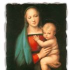 Affresco grande Raffaello Sanzio “Madonna del Granduca” Viadurini