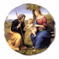 Affresco grande Raffaello Sanzio “Sacra Famiglia con Palma”