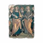 Affresco Perugino “Eterno tra Angeli, Profeti e Sibille” part. Viadurini