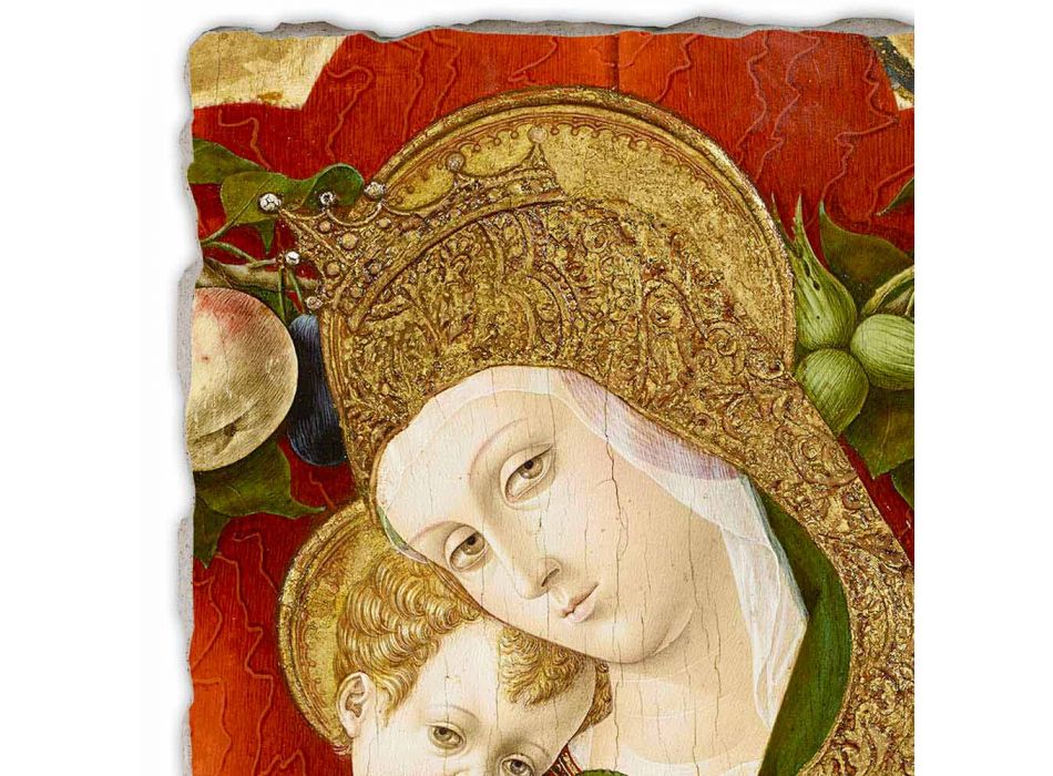 Affresco riproduzione Carlo Crivelli “Madonna Lochis” 1475