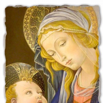 Affresco riproduzione grande Botticelli “Madonna del Libro”