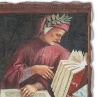 Affresco riproduzione Luca Signorelli “Dante Alighieri “ 1499-1502 Viadurini