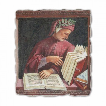 Affresco riproduzione Luca Signorelli “Dante Alighieri “ 1499-1502