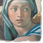 Affresco riproduzione Michelangelo “Sibilla Delfica”  Viadurini