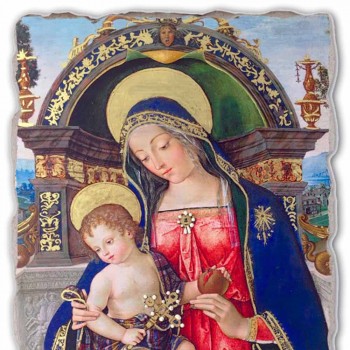 Affresco riproduzione Pinturicchio Pala di S. Maria dei Fossi