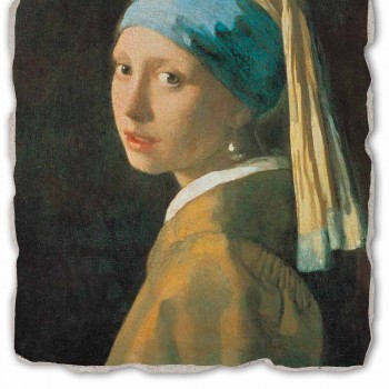 Affresco riproduzione Vermeer “Fanciulla con Turbante” 1665